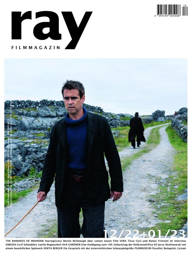 RAY magazine side cover  December 2022/ January 2023 