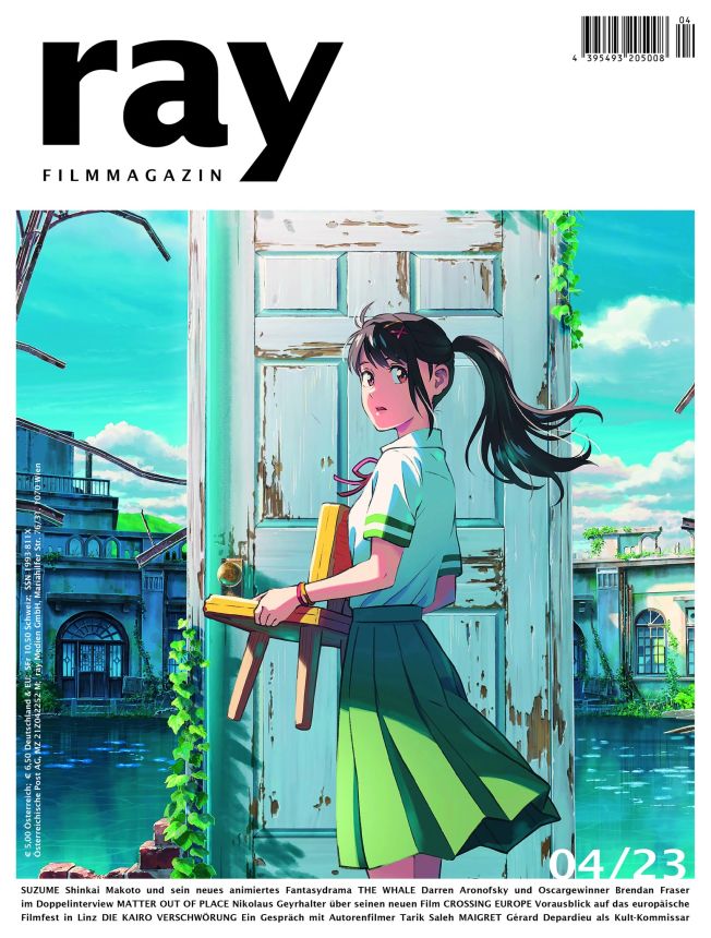 RAY magazine side cover  April 2023
