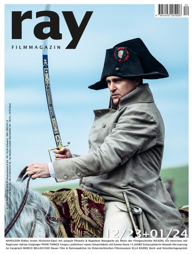 RAY magazine side cover  December 2023/ January 2024 