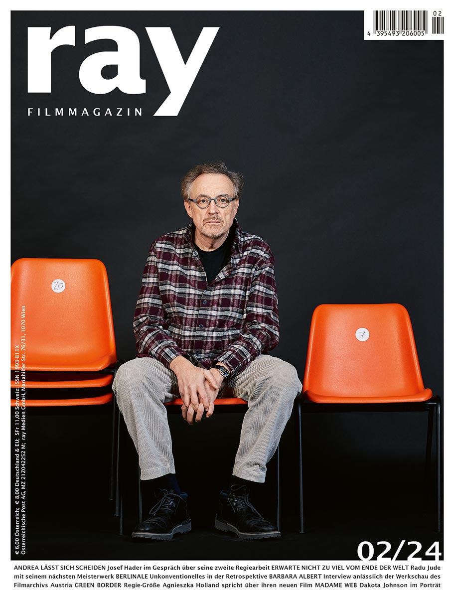 RAY magazine side cover  February 2024