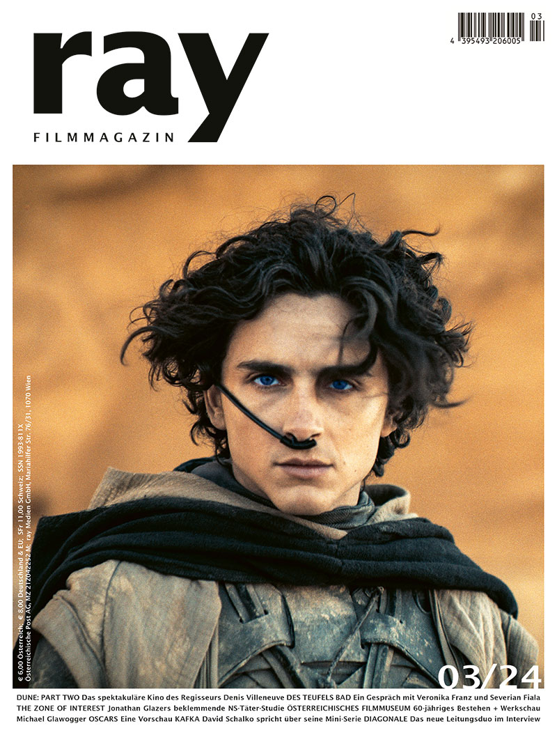 RAY magazine side cover  March 2024