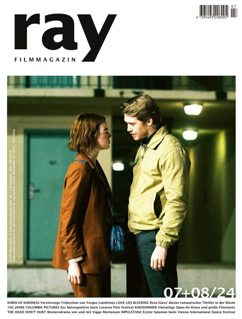 RAY magazine side cover  July/August 2024