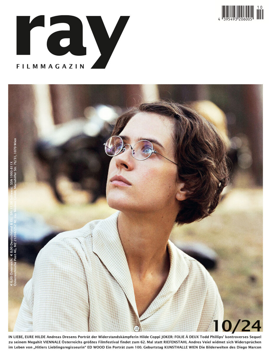 RAY magazine side cover  October 2024