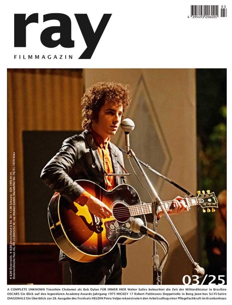 RAY magazine side cover  March 2025