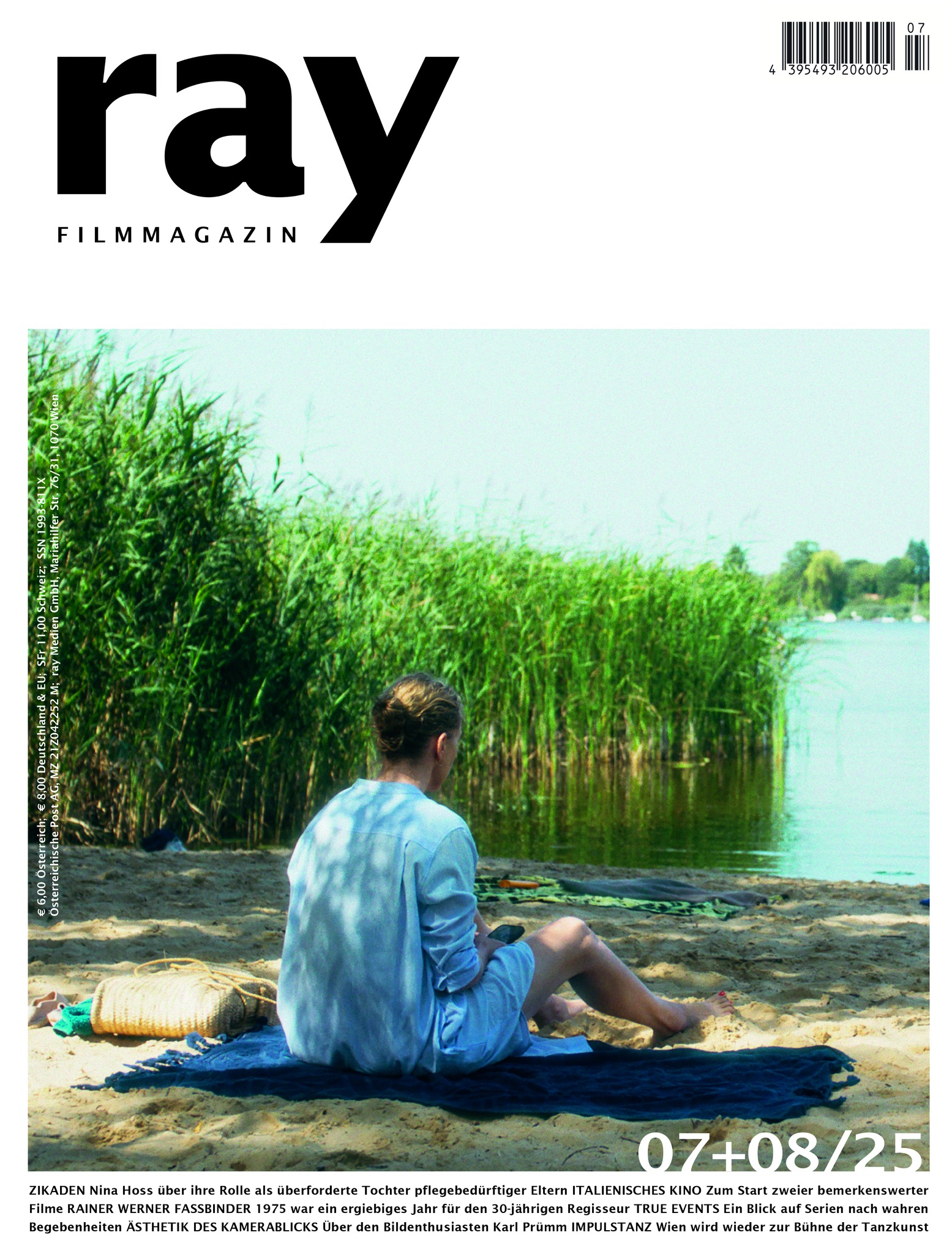 RAY magazine side cover  July/August 2025