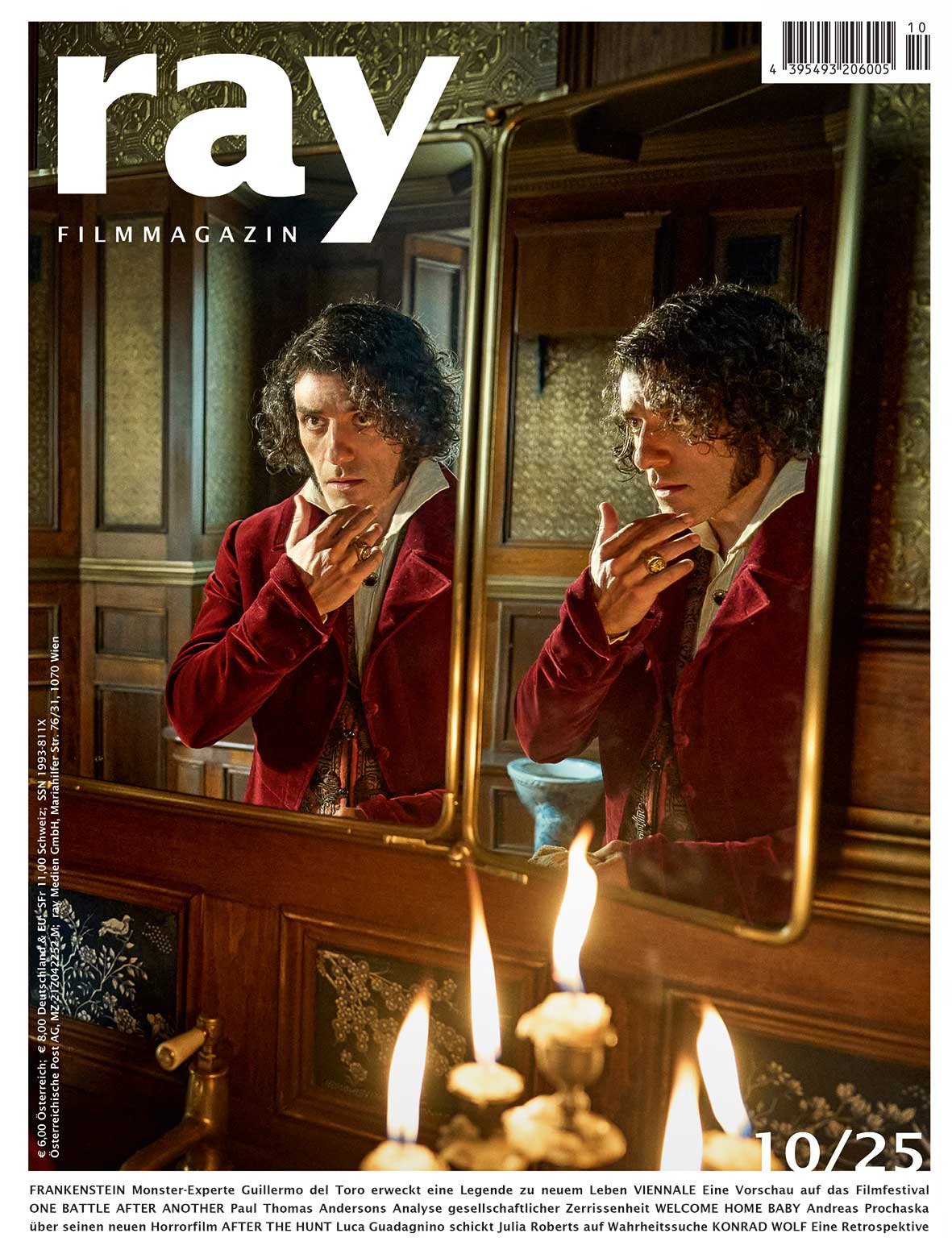 RAY magazine side cover  October 2025