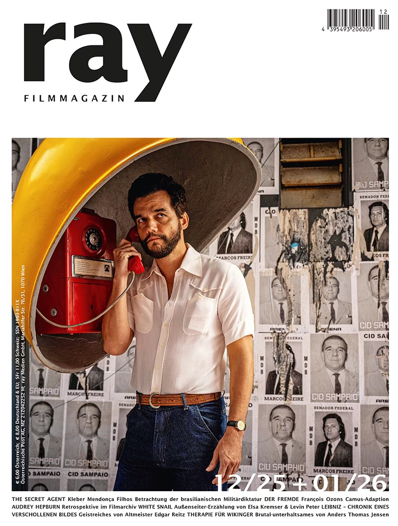RAY magazine side cover  December 2025