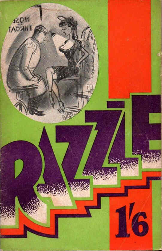 RAZZLE magazine side cover Issue 32   