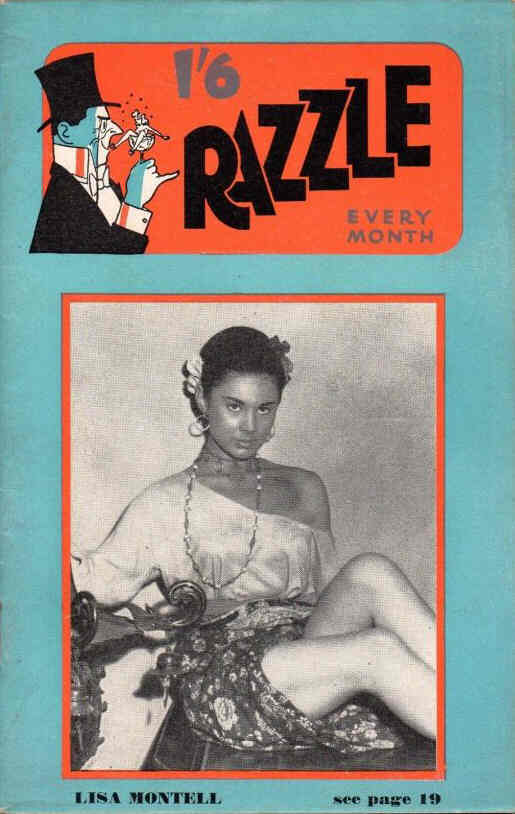 RAZZLE magazine side cover Issue 79   1955