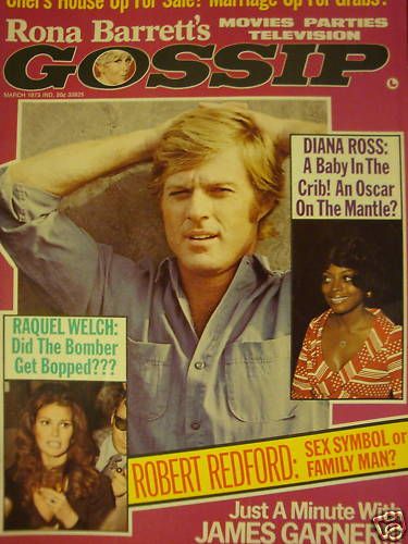RONA BARRETTS GOSSIP magazine side cover March 1973