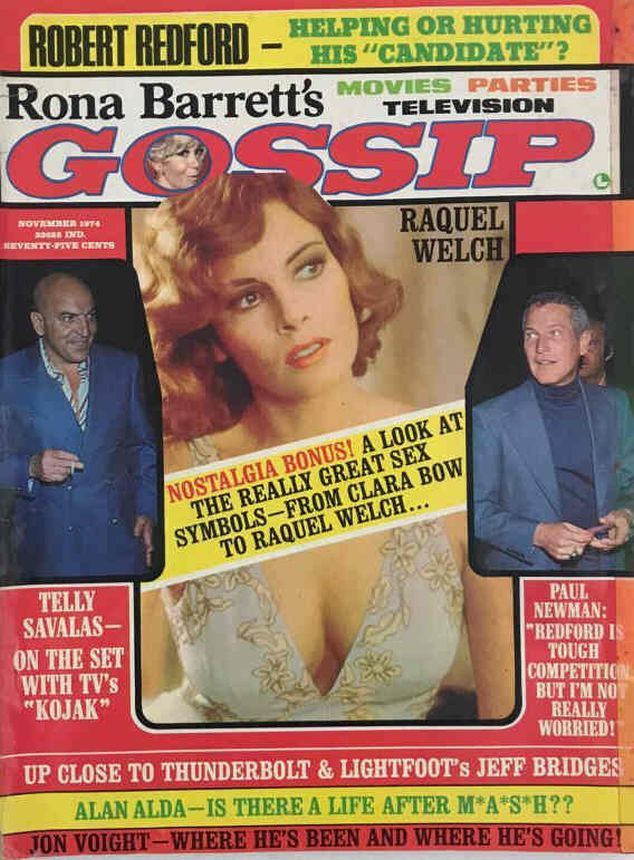 RONA BARRETTS GOSSIP magazine side cover November 1974