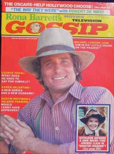 RONA BARRETTS GOSSIP magazine side cover April 1975
