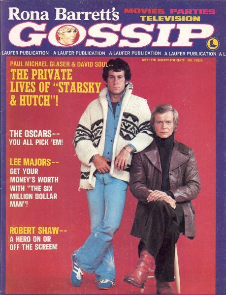 RONA BARRETTS GOSSIP magazine side cover May 1976