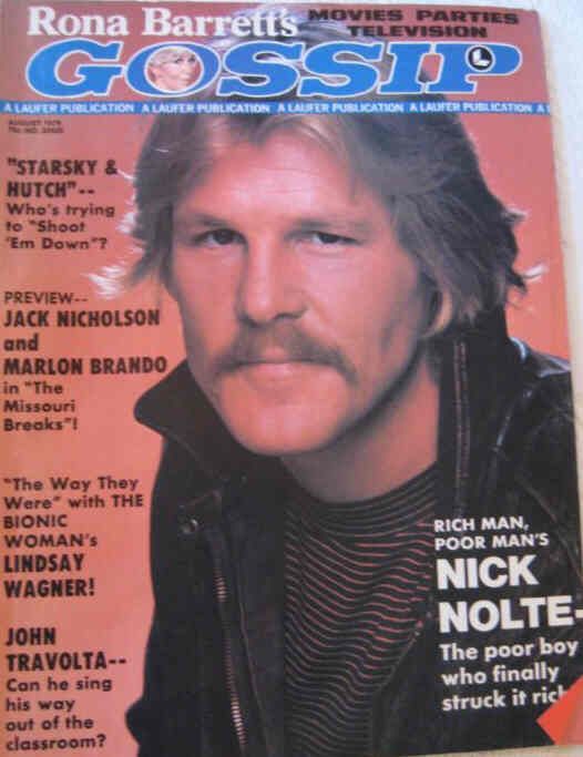 RONA BARRETTS GOSSIP magazine side cover August 1976