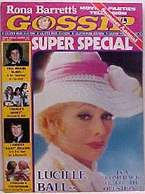 RONA BARRETTS GOSSIP magazine side cover  Annual Summer 1976