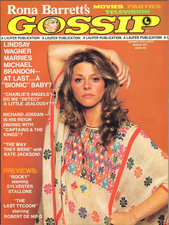 RONA BARRETTS GOSSIP magazine side cover March 1977