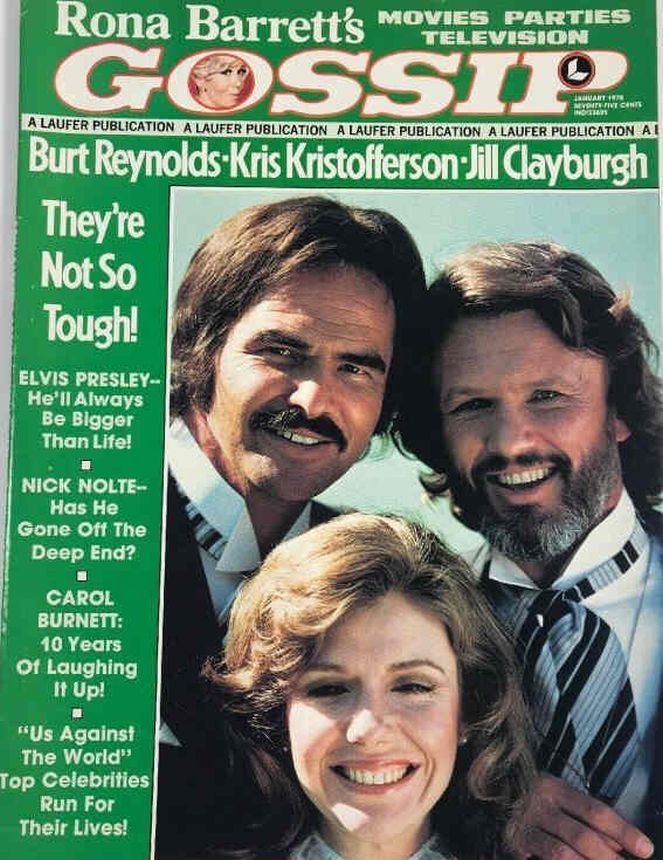 RONA BARRETTS GOSSIP magazine side cover January 1978