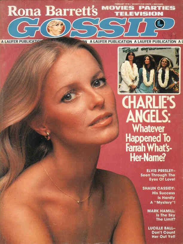 RONA BARRETTS GOSSIP magazine side cover February 1978