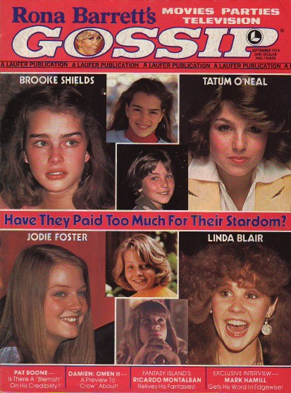 RONA BARRETTS GOSSIP magazine side cover September 1978