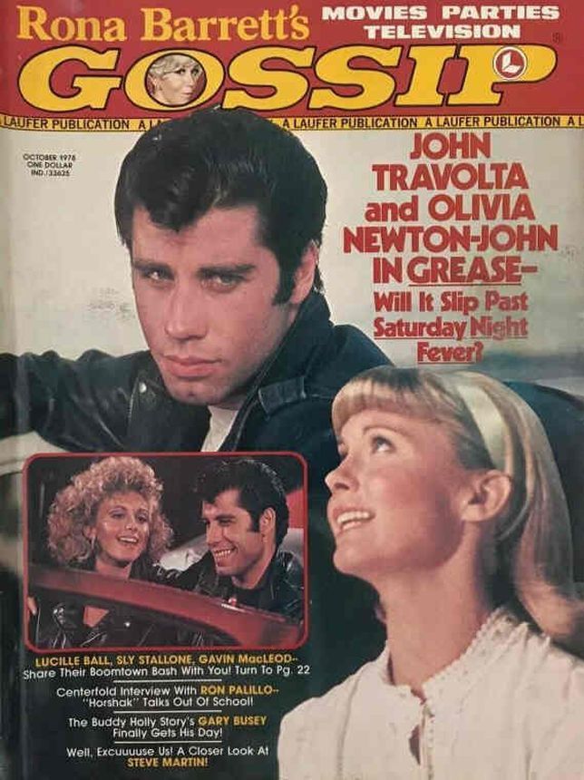 RONA BARRETTS GOSSIP magazine side cover October 1978