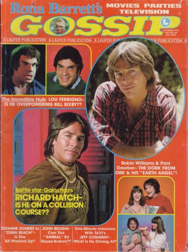 RONA BARRETTS GOSSIP magazine side cover December 1978
