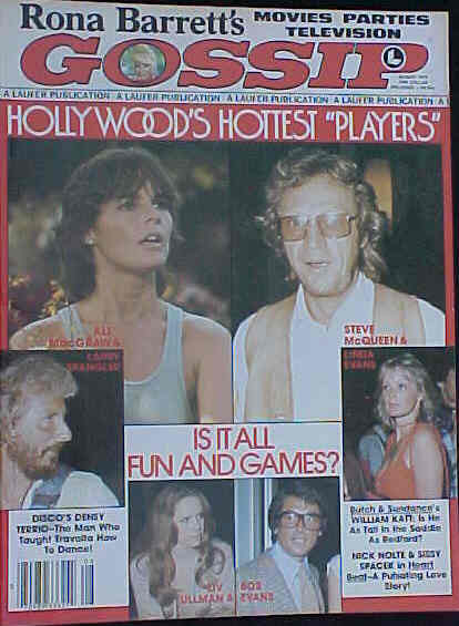 RONA BARRETTS GOSSIP magazine side cover August 1979