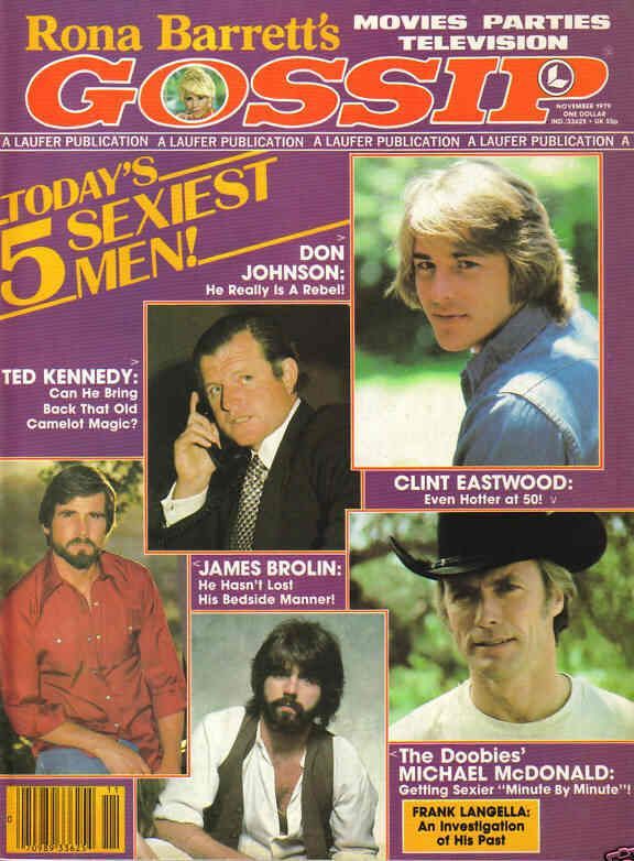 RONA BARRETTS GOSSIP magazine side cover November 1979