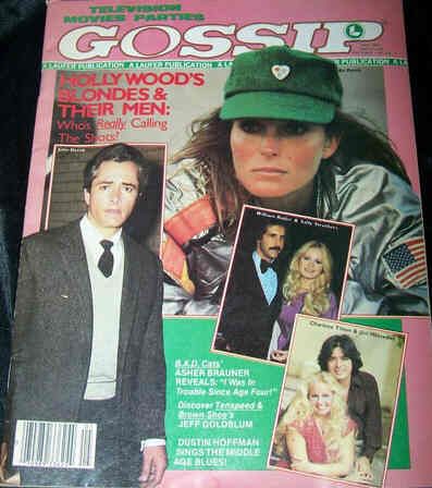 RONA BARRETTS GOSSIP magazine side cover May 1980