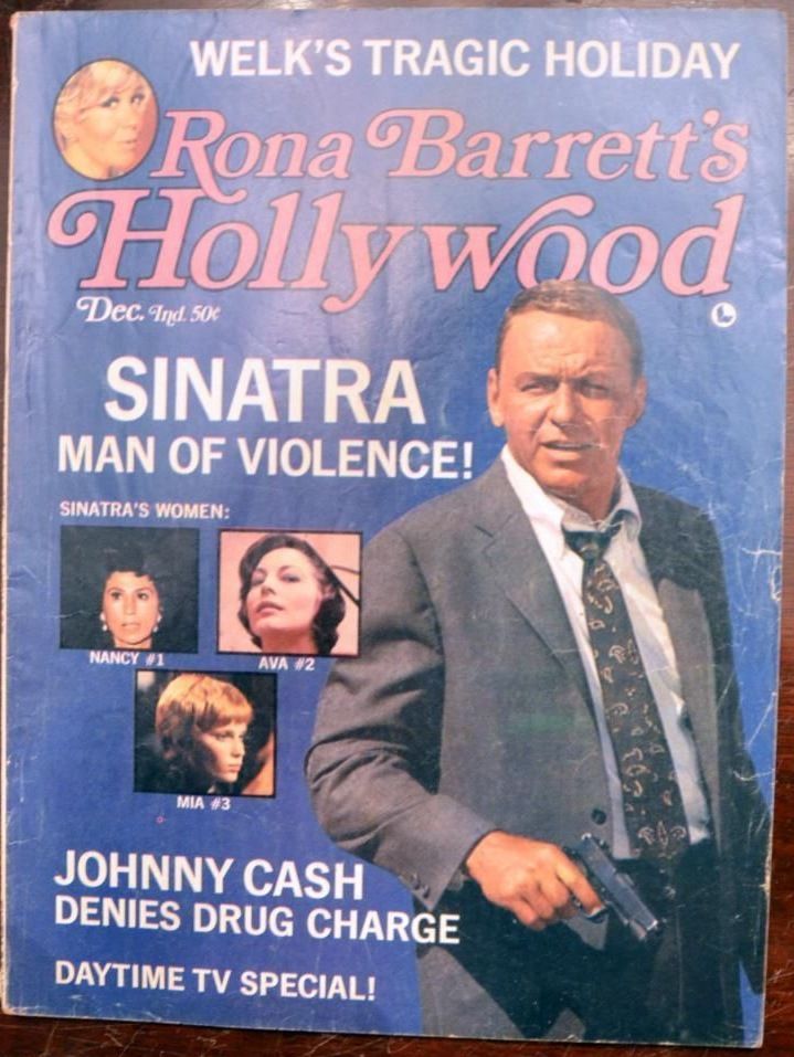 RONA BARRETTS HOLLYWOOD magazine side cover December 1970