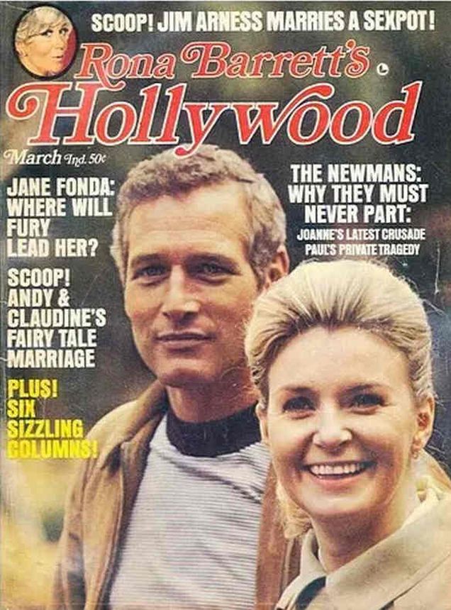 RONA BARRETTS HOLLYWOOD magazine side cover March 1971