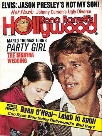 RONA BARRETTS HOLLYWOOD magazine side cover April 1971