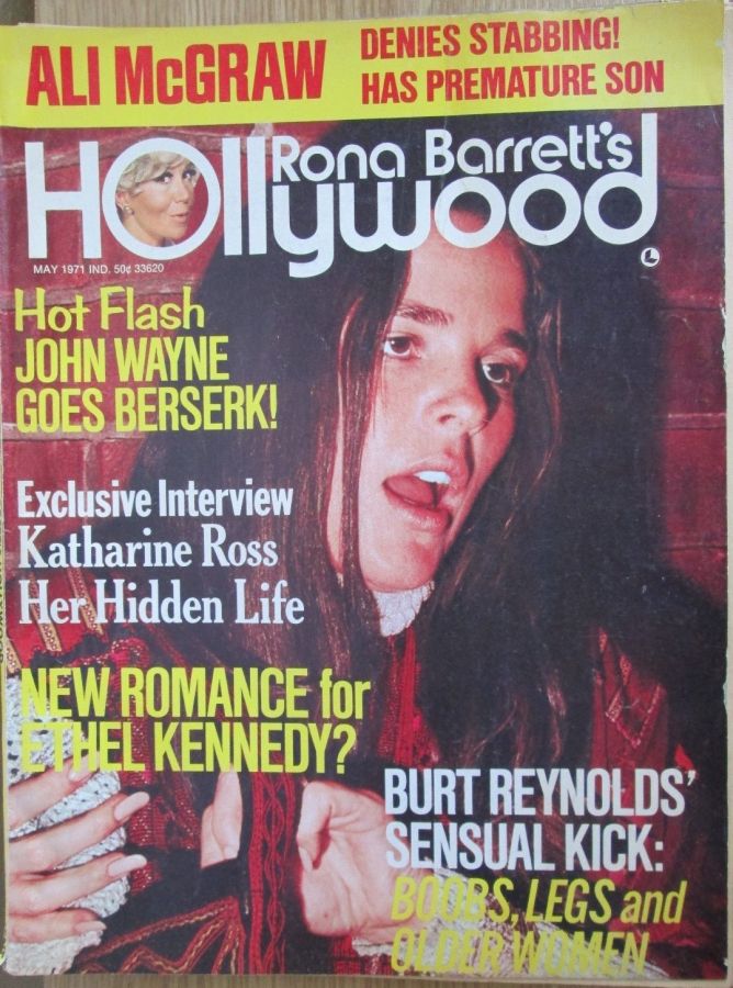 RONA BARRETTS HOLLYWOOD magazine side cover May 1971