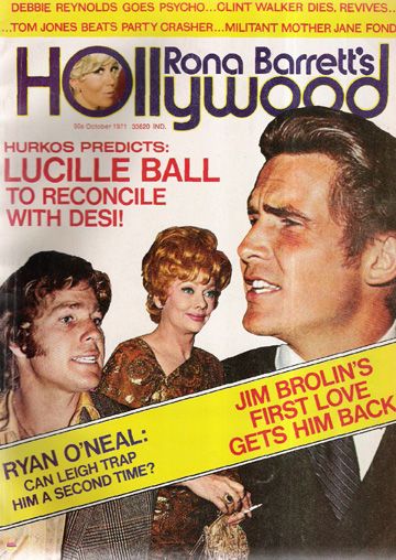 RONA BARRETTS HOLLYWOOD magazine side cover October 1971