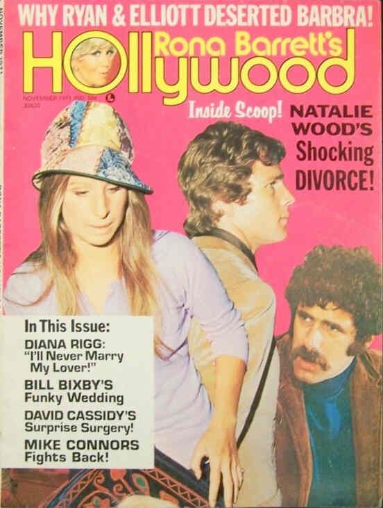RONA BARRETTS HOLLYWOOD magazine side cover November 1971