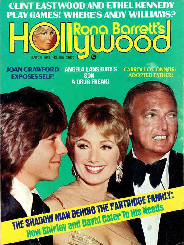 RONA BARRETTS HOLLYWOOD magazine side cover March 1972