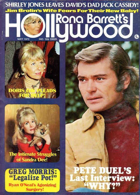 RONA BARRETTS HOLLYWOOD magazine side cover May 1972