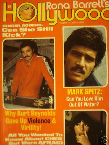 RONA BARRETTS HOLLYWOOD magazine side cover February 1973