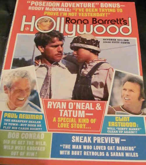 RONA BARRETTS HOLLYWOOD magazine side cover October 1973