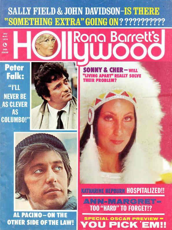 RONA BARRETTS HOLLYWOOD magazine side cover May 1974