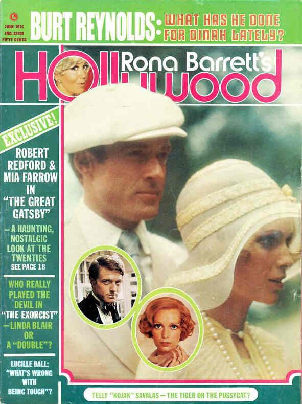 RONA BARRETTS HOLLYWOOD magazine side cover June 1974