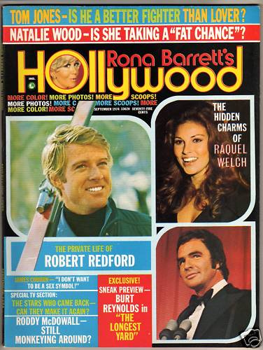 RONA BARRETTS HOLLYWOOD magazine side cover September 1974