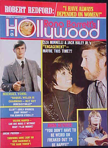 RONA BARRETTS HOLLYWOOD magazine side cover October 1974