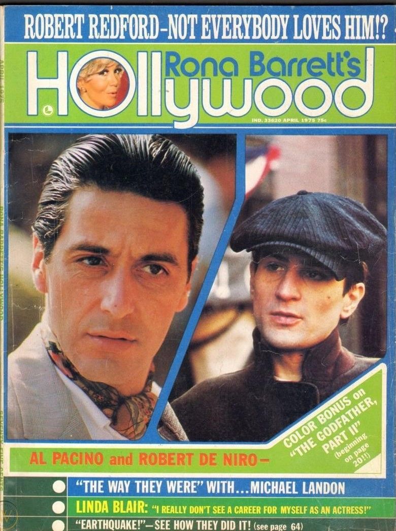 RONA BARRETTS HOLLYWOOD magazine side cover April 1975
