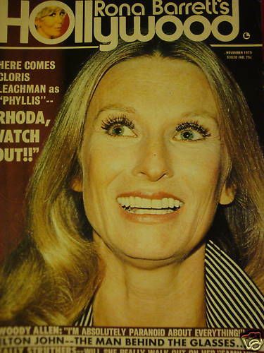RONA BARRETTS HOLLYWOOD magazine side cover November 1975
