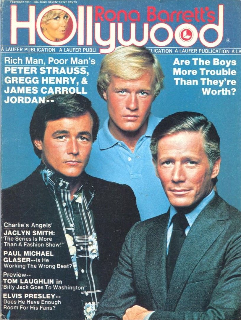 RONA BARRETTS HOLLYWOOD magazine side cover February 1977