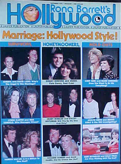 RONA BARRETTS HOLLYWOOD magazine side cover September 1978