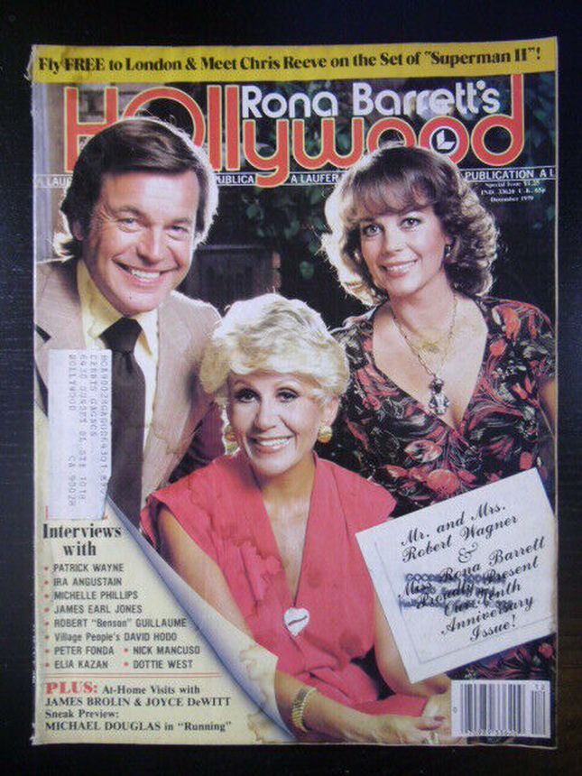 RONA BARRETTS HOLLYWOOD magazine side cover December 1979