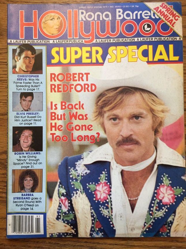 RONA BARRETTS HOLLYWOOD magazine side cover  Spring Annual  1979