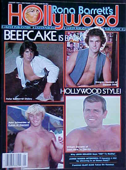 RONA BARRETTS HOLLYWOOD magazine side cover January 1980