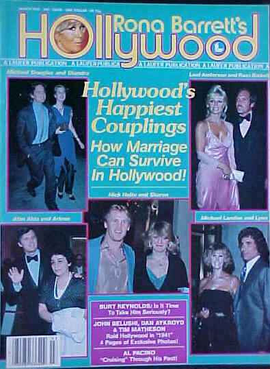RONA BARRETTS HOLLYWOOD magazine side cover March 1980